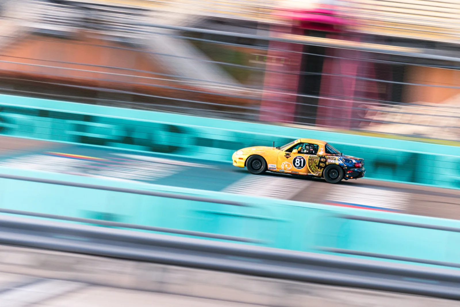 Car 81 on track