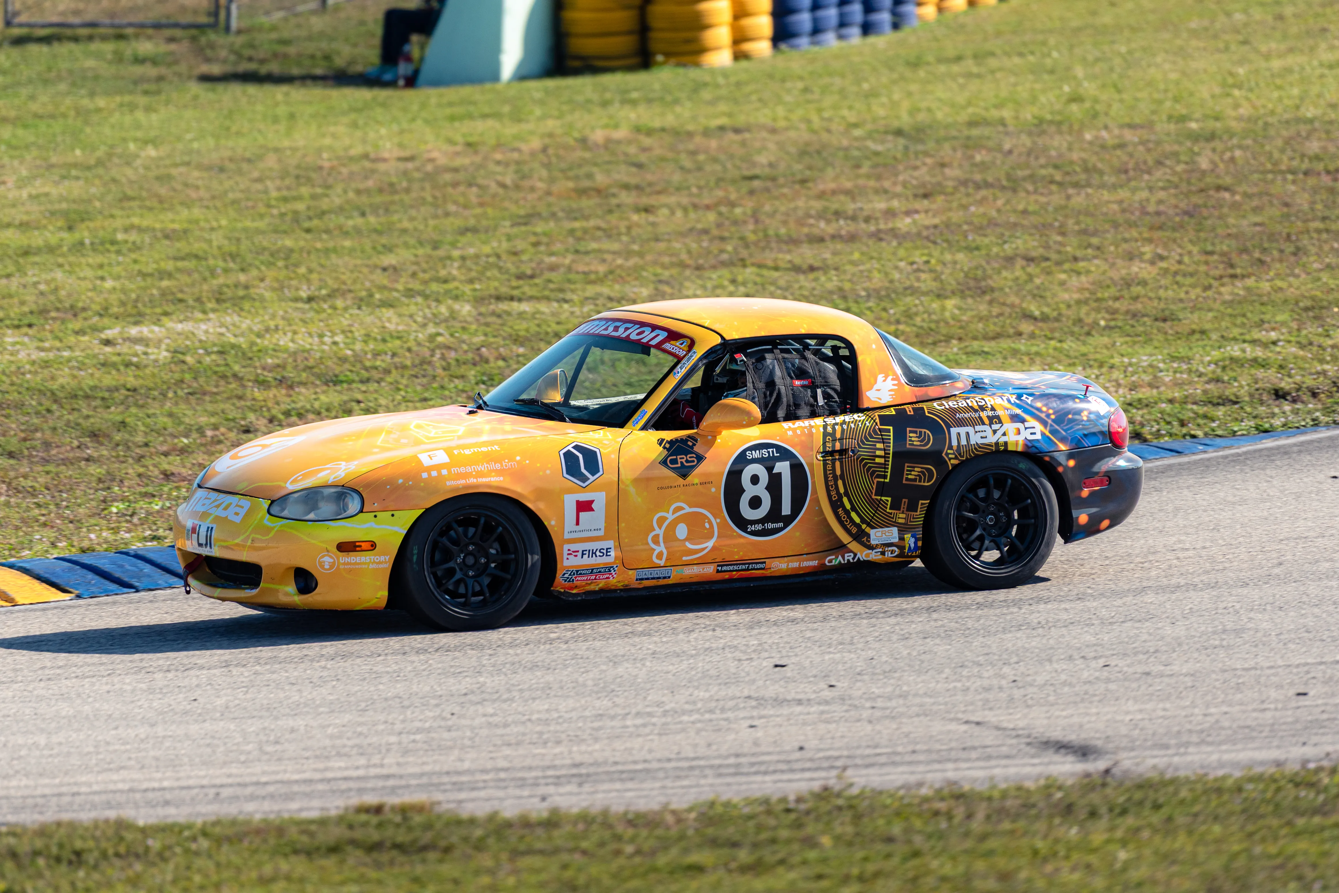 Joseph Saddington youth racing driver at Homestead Miami Speedway track